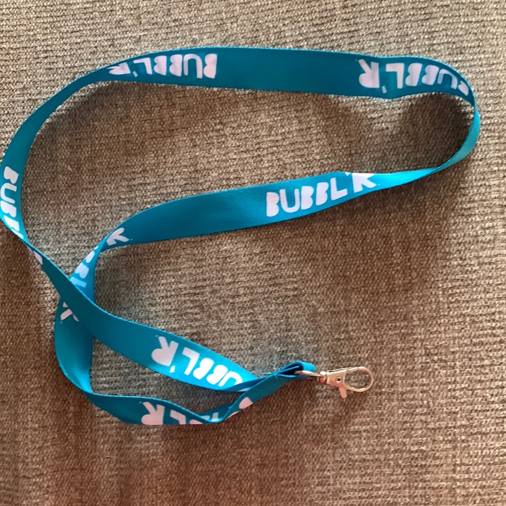 Bubblr’ lanyard